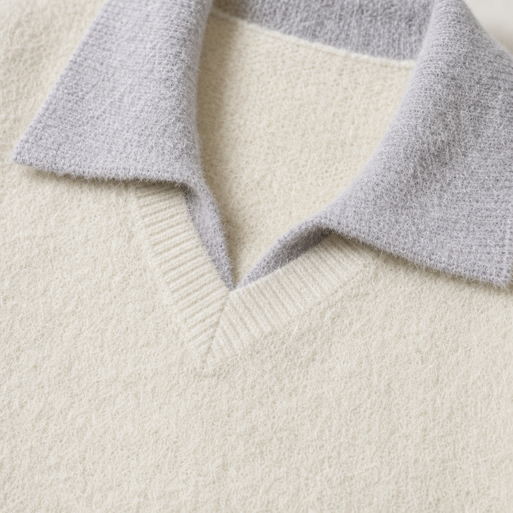 Holden Contrast Collar Sweater
