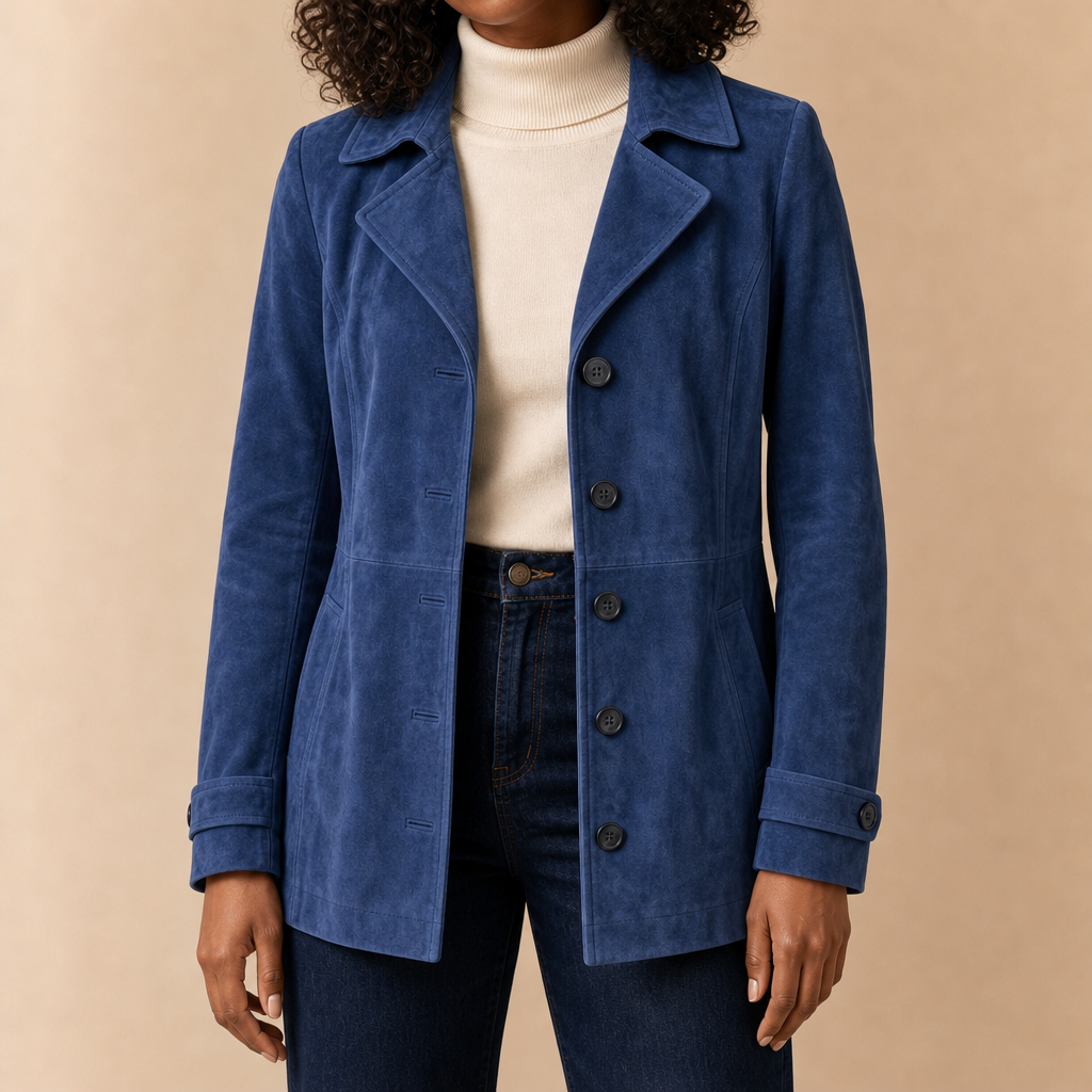 Helena Longline Suede Coat