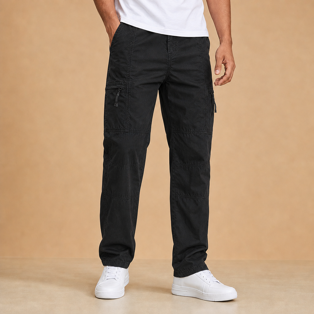 Wilbur Stretch Cotton Cargo Pants