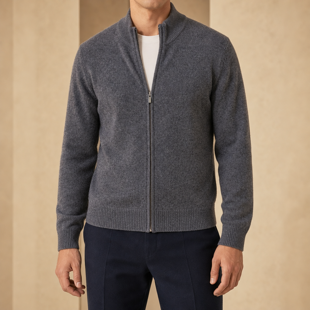 Warren Full-Zip Knit Cardigan