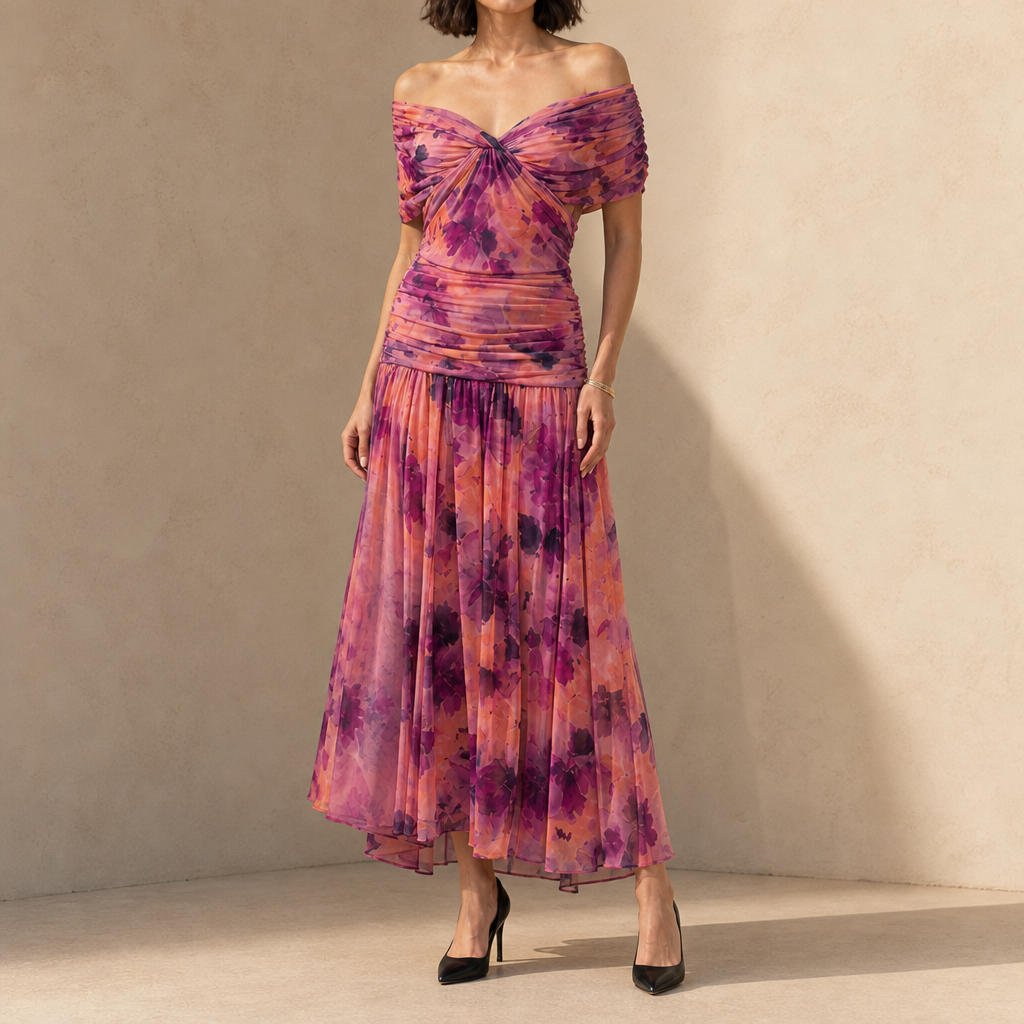 Vera Off-Shoulder Maxi Dress