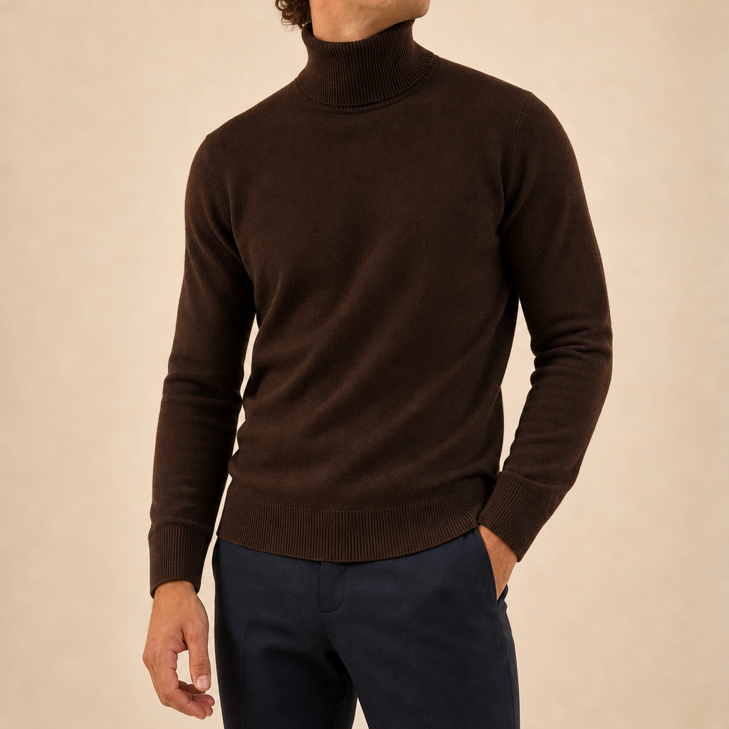Clark Fine Knit Turtleneck Sweater