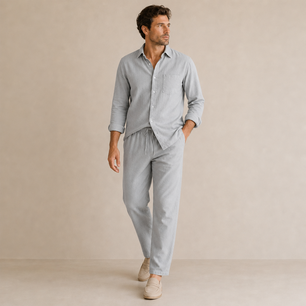 Dean Linen Shirt and Pant Set