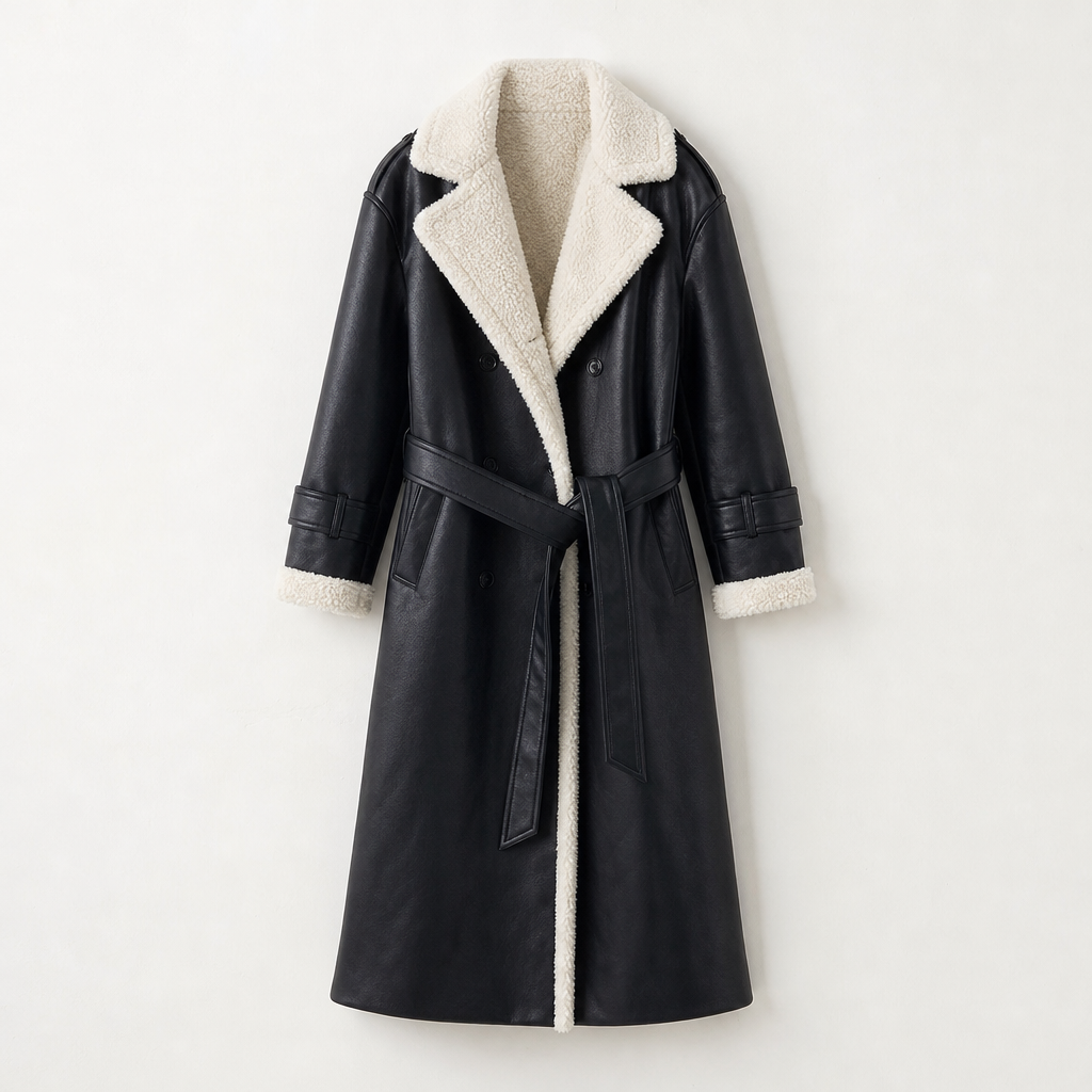 Luella Plush Longline Coat