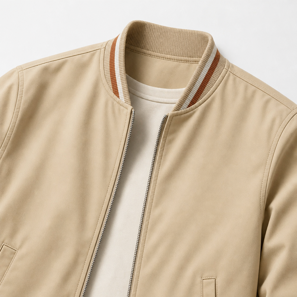 Wallace Zip Bomber Jacket