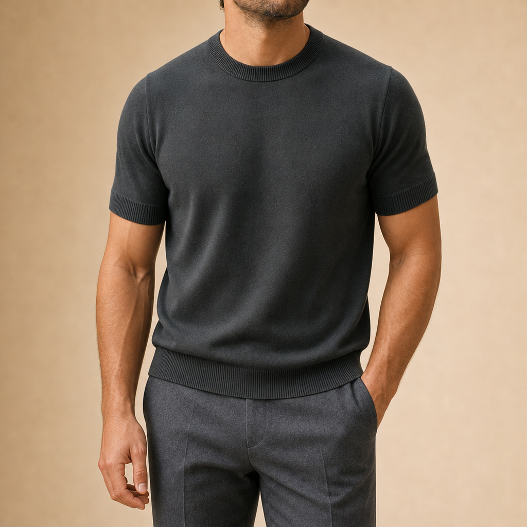 Leland Wool Cashmere Knit T-Shirt