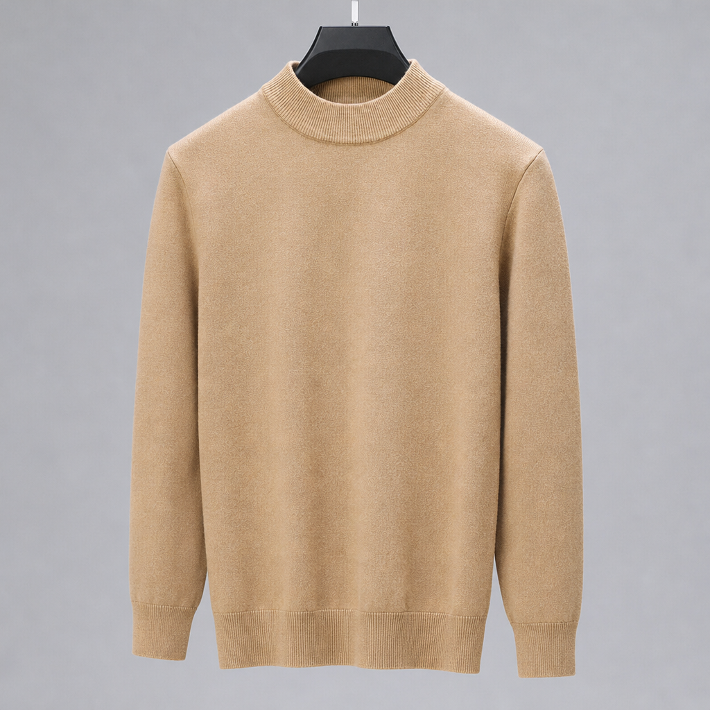 Russell Mock Neck Knit Sweater